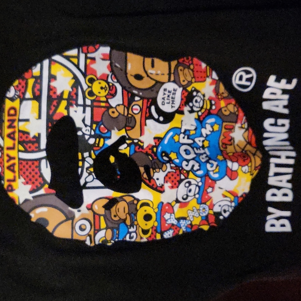 Authentic A Bathing Ape Shirt - Baby Milo and Friends Soft Cream Graphic